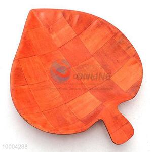 33x24.5cm leaf-shaped fruit <em>plate</em>