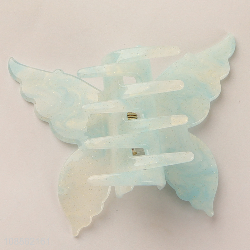 High Quality Strong Hold Acrylic Butterfly Hair Claw Clips Hair Clamps