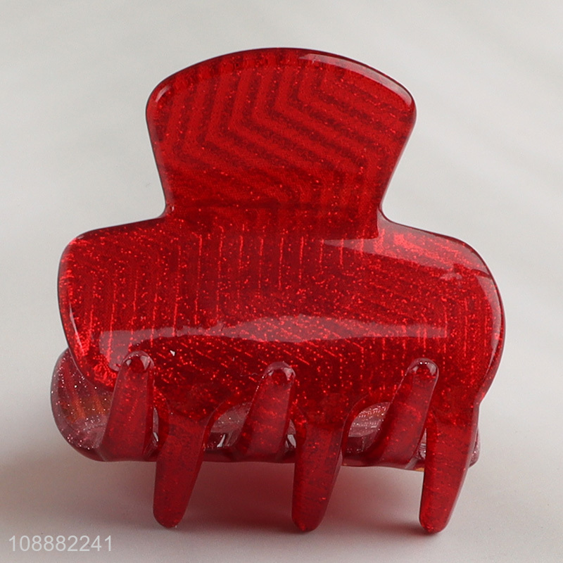 Factory Price Samll Acrylic Hair Claw Clips Strong Hold Hair Clamps