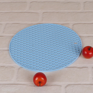 Good quality round silicone heat-resistant pad pot mat