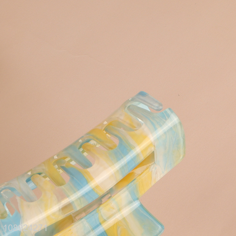 New Product Large Acrylic Hair Claw Clips for Thin Thick Curly Hair