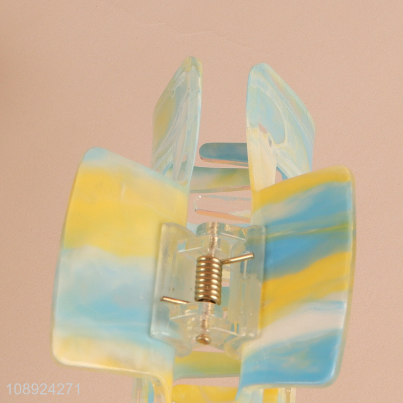 New Product Large Acrylic Hair Claw Clips for Thin Thick Curly Hair