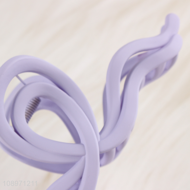 Factory Price Candy Colord Hair Claw Clips Non-Slip Hair Jaw Clips