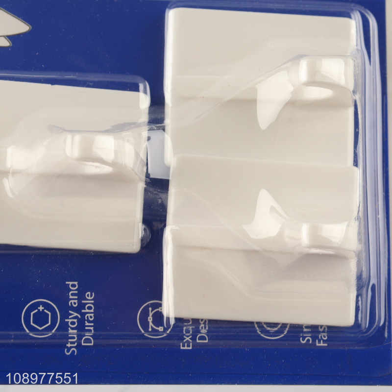 New arrival 3pcs heavy duty sticky hook adhesive hook set