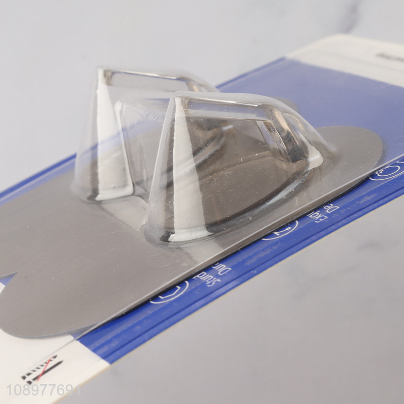 Factory direct sale 2pcs self adhesive hook adhesive hook sticky hook