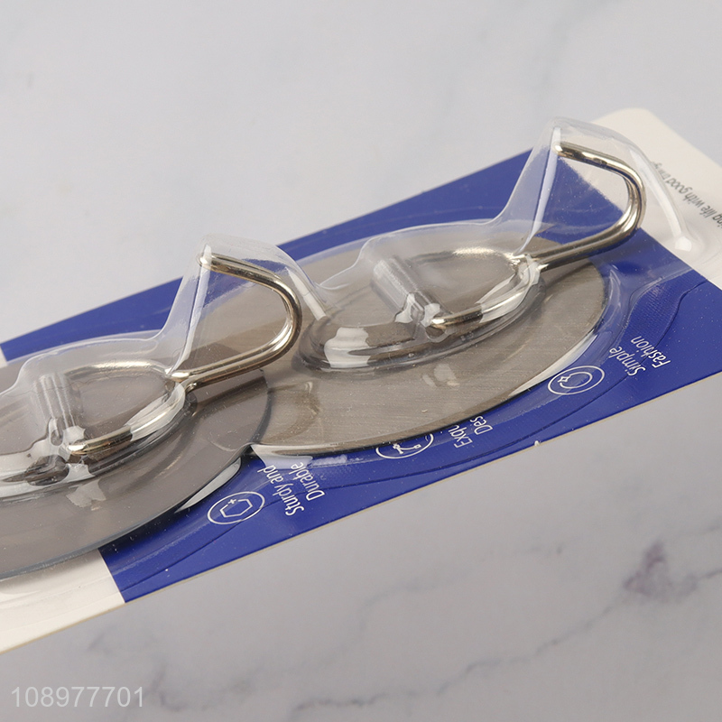 Hot selling 2pcs heavy duty magic hook self adhesive hook sticky hook