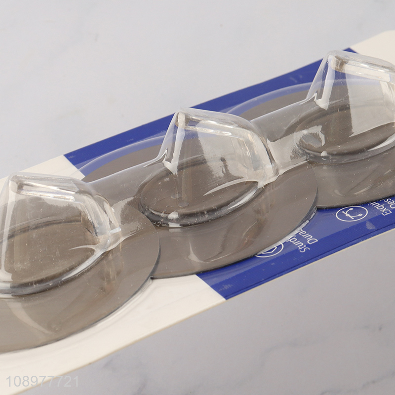 Top selling 3pcs round home self adhesive hook sticky hook set