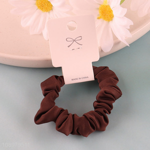 Top selling elastic fashionable women hair scrunchies hair accessories wholesale