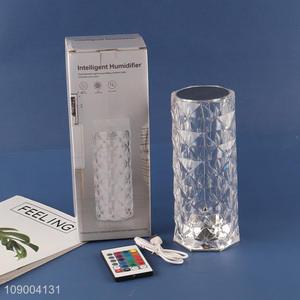 Wholesale Crystal <em>Table</em> <em>Lamp</em> USB Rechargeable RGB Remote & Touch Control Rose Night <em>Lamp</em>
