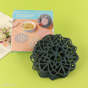 High Quality Hollowed-Out Heat Insulation Placemat Anti-Scald Pot Holders