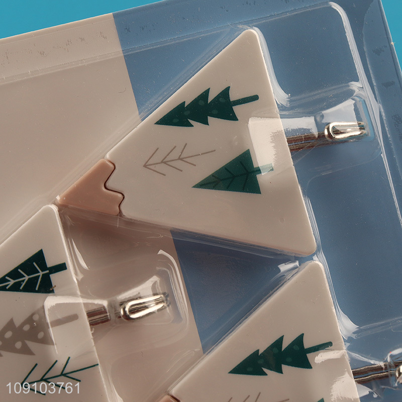 New Product 3 Pieces Plastic Adhesive Hooks Utility Hooks for Hanging