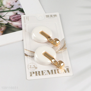 Hot Selling 2PCS Sticky Hooks Heavy Duty Wall Hooks for Bathroom Kitchen