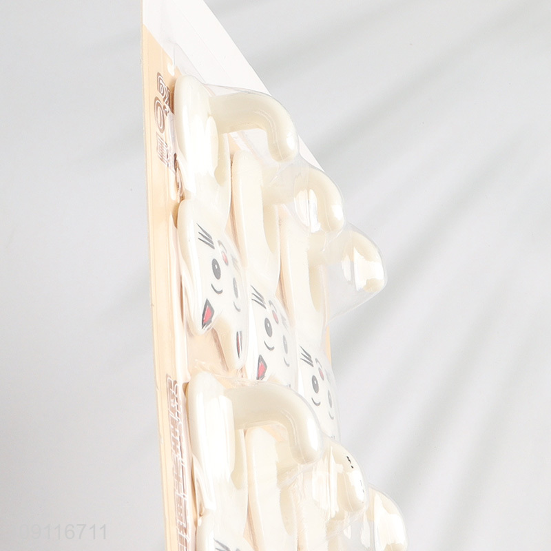 Online Wholesale 6PCS Cat Shaped Adhesive Hooks Wall Hooks Towel Coat Hooks