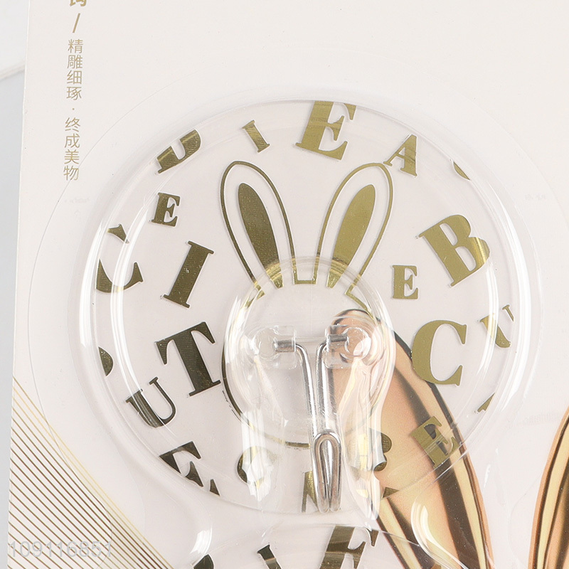 Good Quality 2PCS Wall Hanging Towel Hooks Waterproof Oilproof Adhesive Hooks