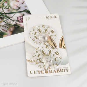 Good Quality 2PCS Wall Hanging Towel Hooks Waterproof Oilproof Adhesive Hooks