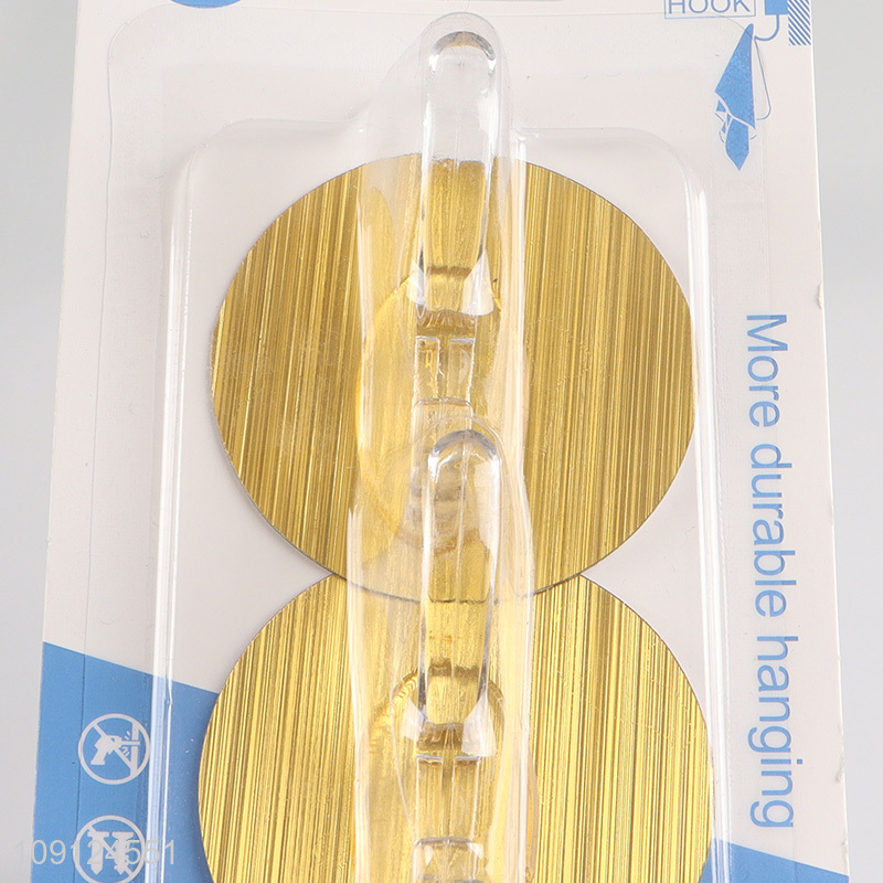 Hot Selling 3PCS Sticky Hooks Heavy Duty Wall Hooks for Bathroom Kitchen