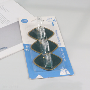 Hot Selling 3PCS Wall Mounted Hooks Adhesive Towel Hooks for Hanging