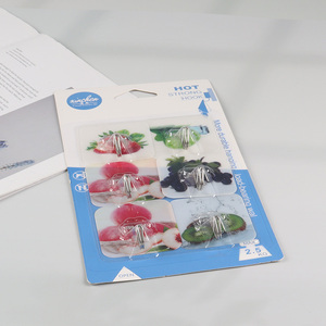 Good Quality 6PCS Wall Hanging Towel Hooks Waterproof Oilproof Adhesive Hooks