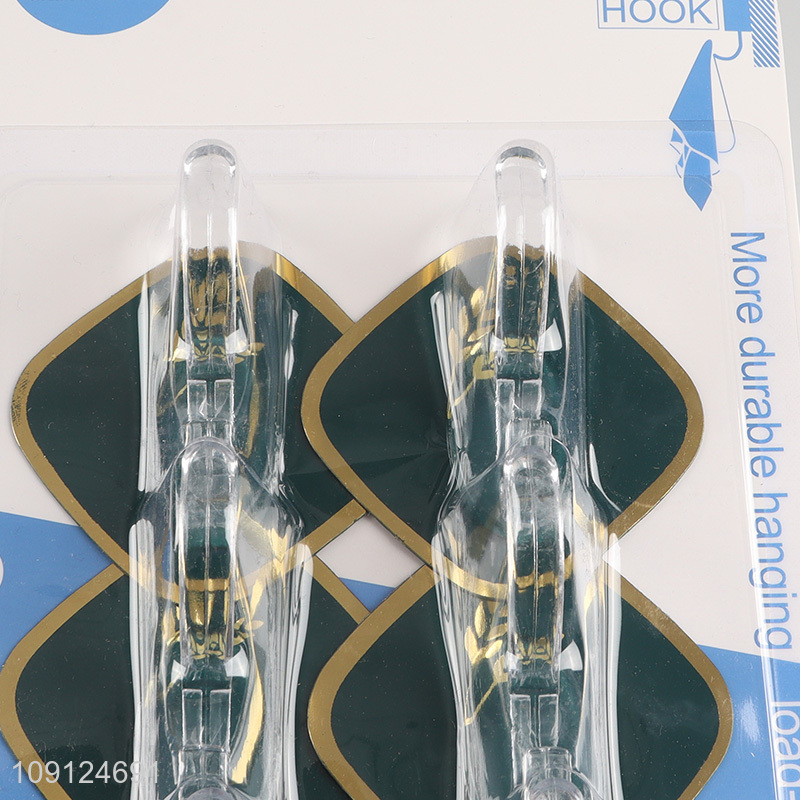 Good Quality 6PCS Wall Mounted Hooks Heavy Duty Adhesive Towel Hooks