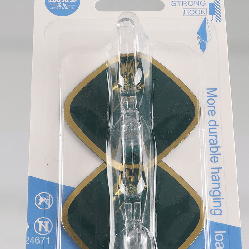 Hot Selling 3PCS Wall Mounted Hooks Adhesive Towel Hooks for Hanging