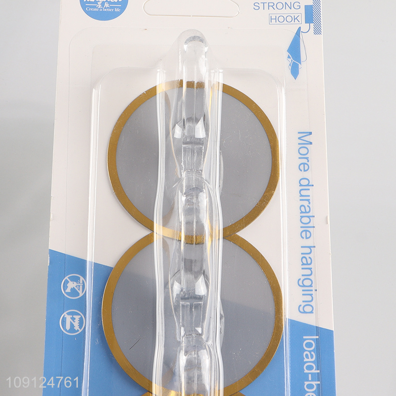 China Wholesale 3PCS Wall Mounted Hooks Adhesive Towel Hooks for Hanging