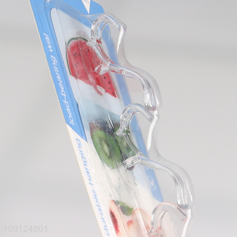 China Imports 3PCS All Purporse Adhesive Hooks Heavy Duty Wall Hanging Hooks