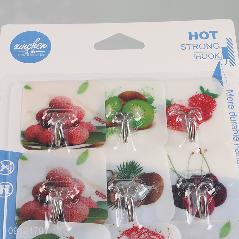 New Product 9PCS Wall Hanging Hooks Strong Adhesive Hooks for Hanging