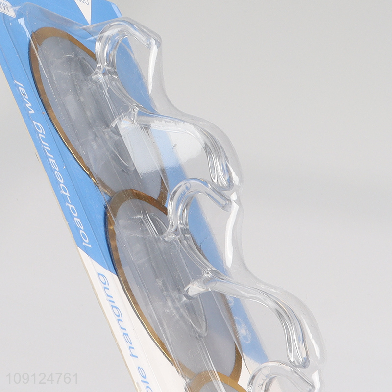 China Wholesale 3PCS Wall Mounted Hooks Adhesive Towel Hooks for Hanging