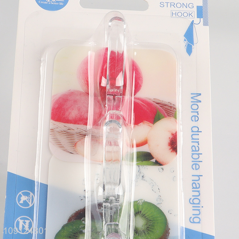 China Imports 3PCS All Purporse Adhesive Hooks Heavy Duty Wall Hanging Hooks