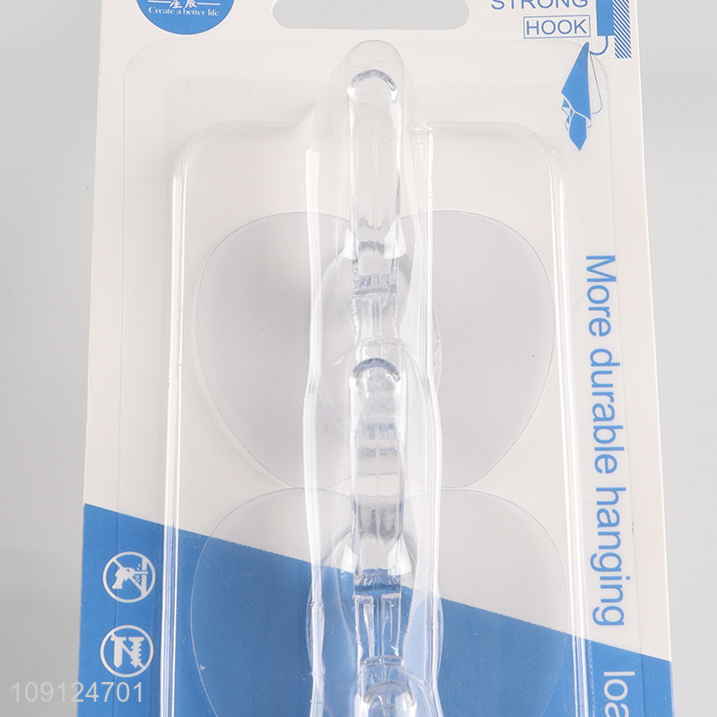 China Imports 3PCS Wall Hanging Hooks Strong Adhesive Hooks for Kitchen