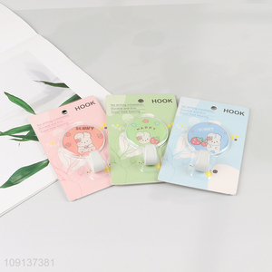Best selling cartoon rabbit household sticky hook wall hook