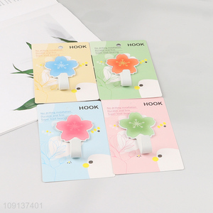 Top selling flower shape multicolor sticky hook for household