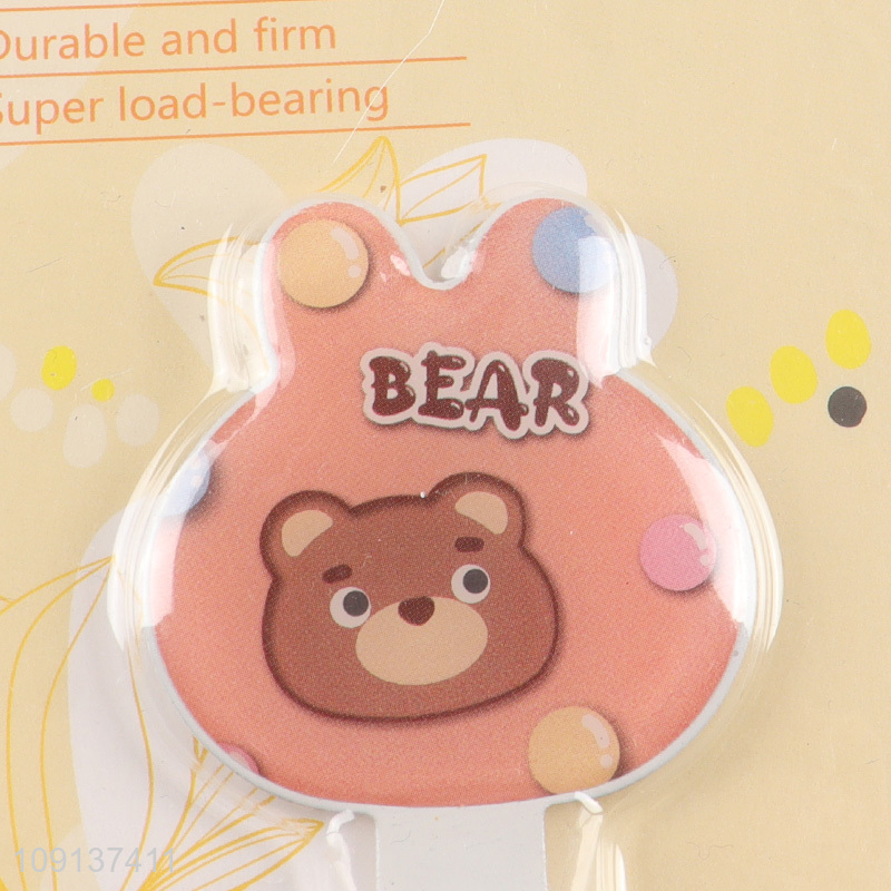 New arrival cartoon bear heavy duty sticky hook wall hook for sale