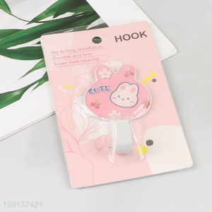 Yiwu market cartoon rabbit household sticky hook for sale