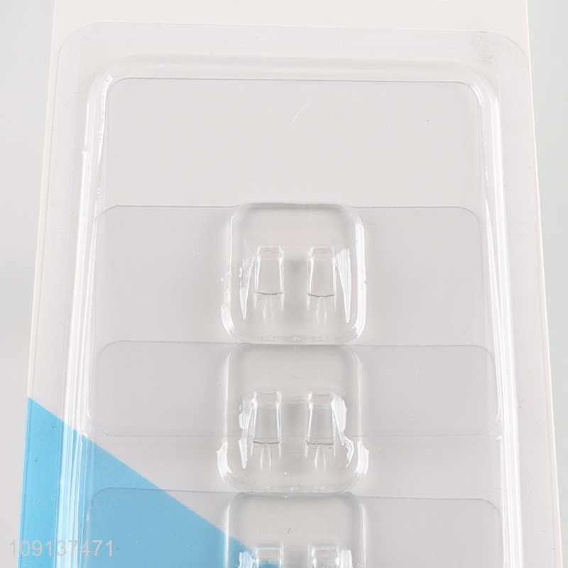 China supplier clear household 4pcs sticky hook wall hook for sale