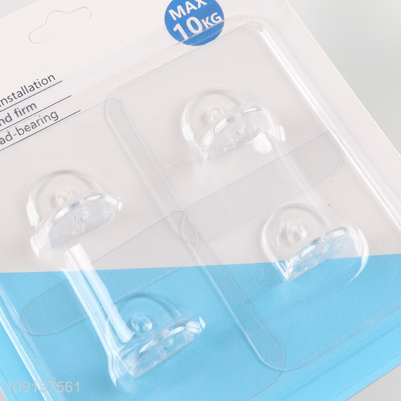 Hot items 4pcs heavy duty bathroom kitchen sticky hook wall hook