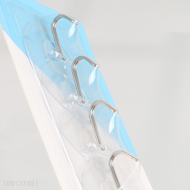 China wholesale 4pcs clear round household sticky hook set