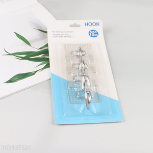 Best sale heavy duty home square sticky hook wall hook wholesale