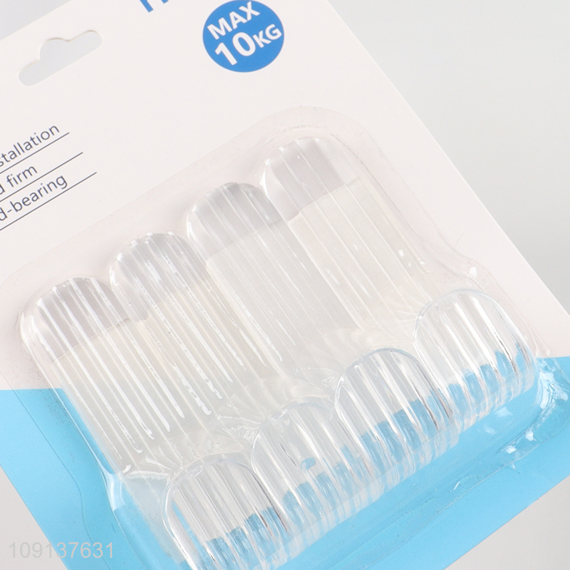 Factory wholesale heavy duty clear bathroom kitchen sticky hook