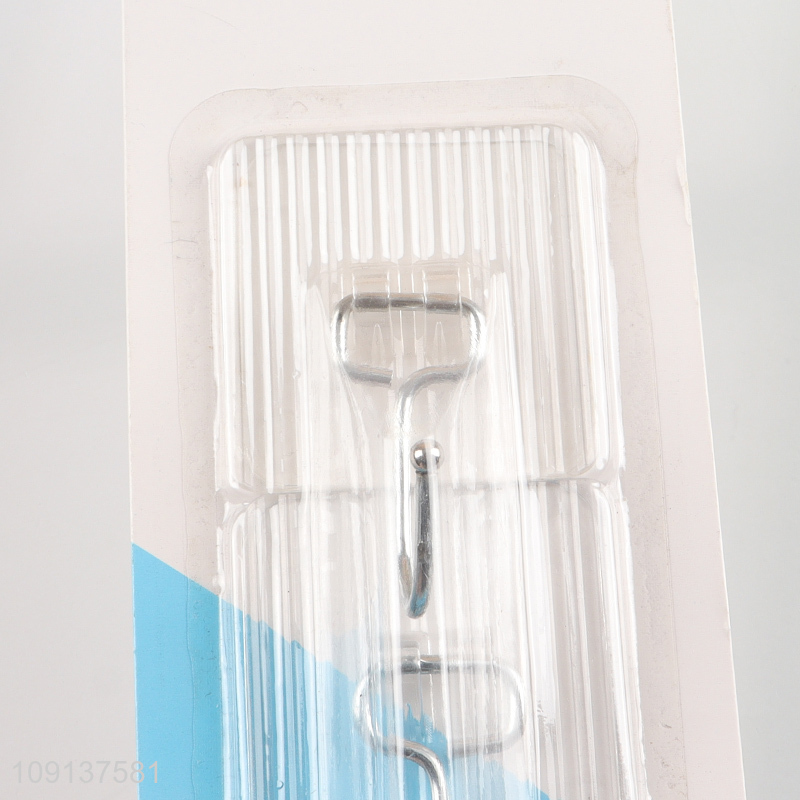 Top sale 2pcs heavy duty square sticky hook wall hook set wholesale