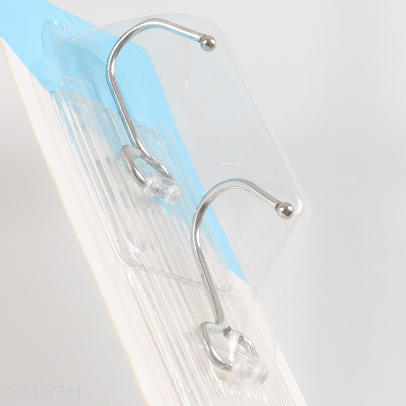 Top sale 2pcs heavy duty square sticky hook wall hook set wholesale