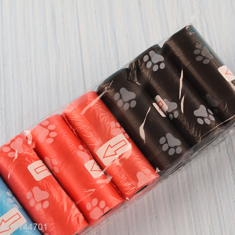 Hot Selling 9 Rolls Dog Poop Bags Disposable Pet Waste Bags for Dogs