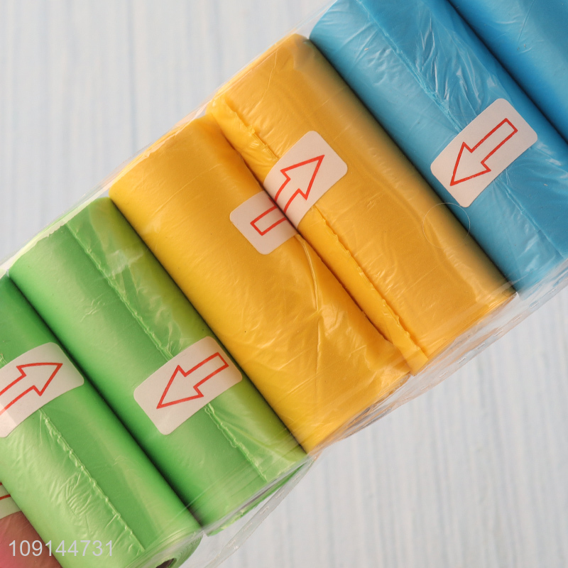 China Imports 8 Rolls Dog Waste Bags Disposable Leak-Proof Dog Poop Bags