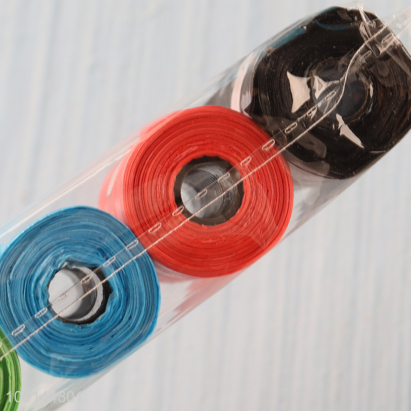 New Product 6 Rolls Dog Poop Bags Disposable Pet Waste Bags for Dogs