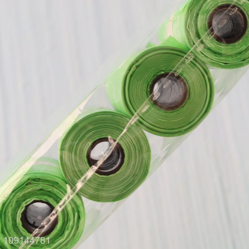 High Quality 6 Rolls Disposable Dog Poop Bags Disposable Dog Waste Bags