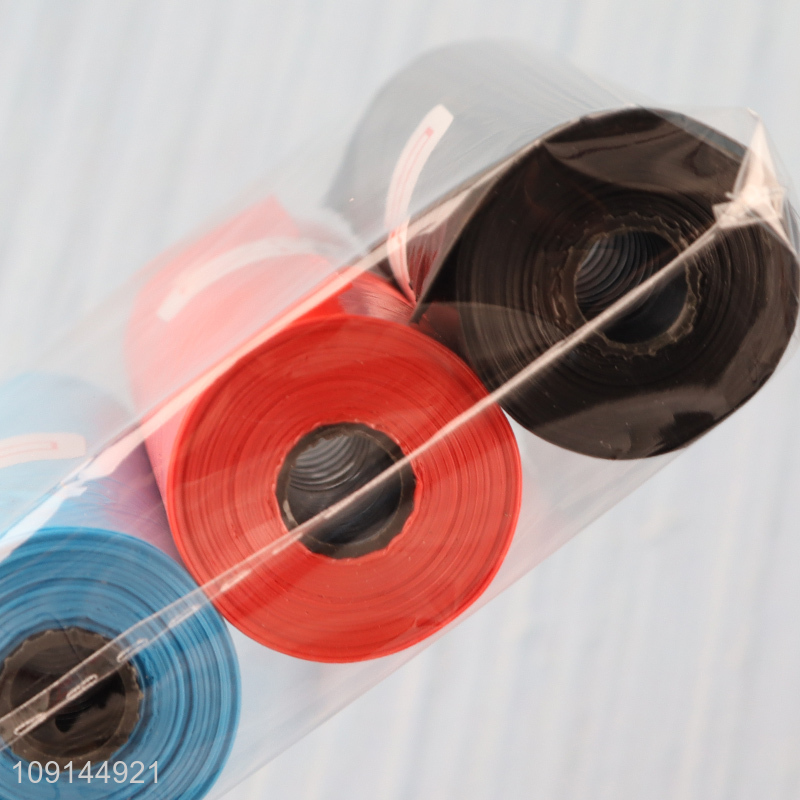 Factory Supply 3 Rolls Dog Poop Bags Disposable Dog Waste Bags for Poop