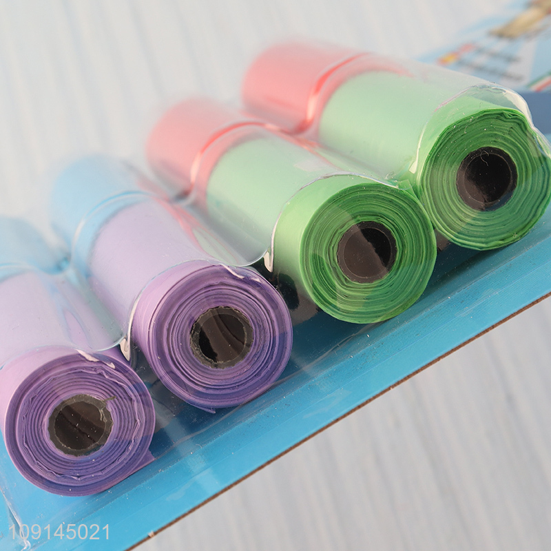 New Arrival 8 Rolls Dog Poop Bags Disposable Dog Waste Bags for Poop