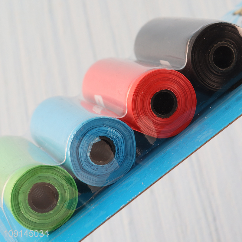 China Wholesale 4 Rolls Dog Waste Bags Disposable Leak-Proof Dog Poop Bags