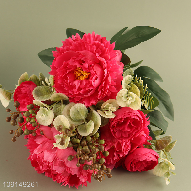 Good Quality Artificial Flower Fake Plant for Home Office Table Centerpieces