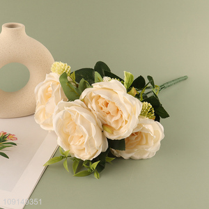 Good Quality Artificial Flower Bouquet Fake Flower for Indoor Outdoor Decor